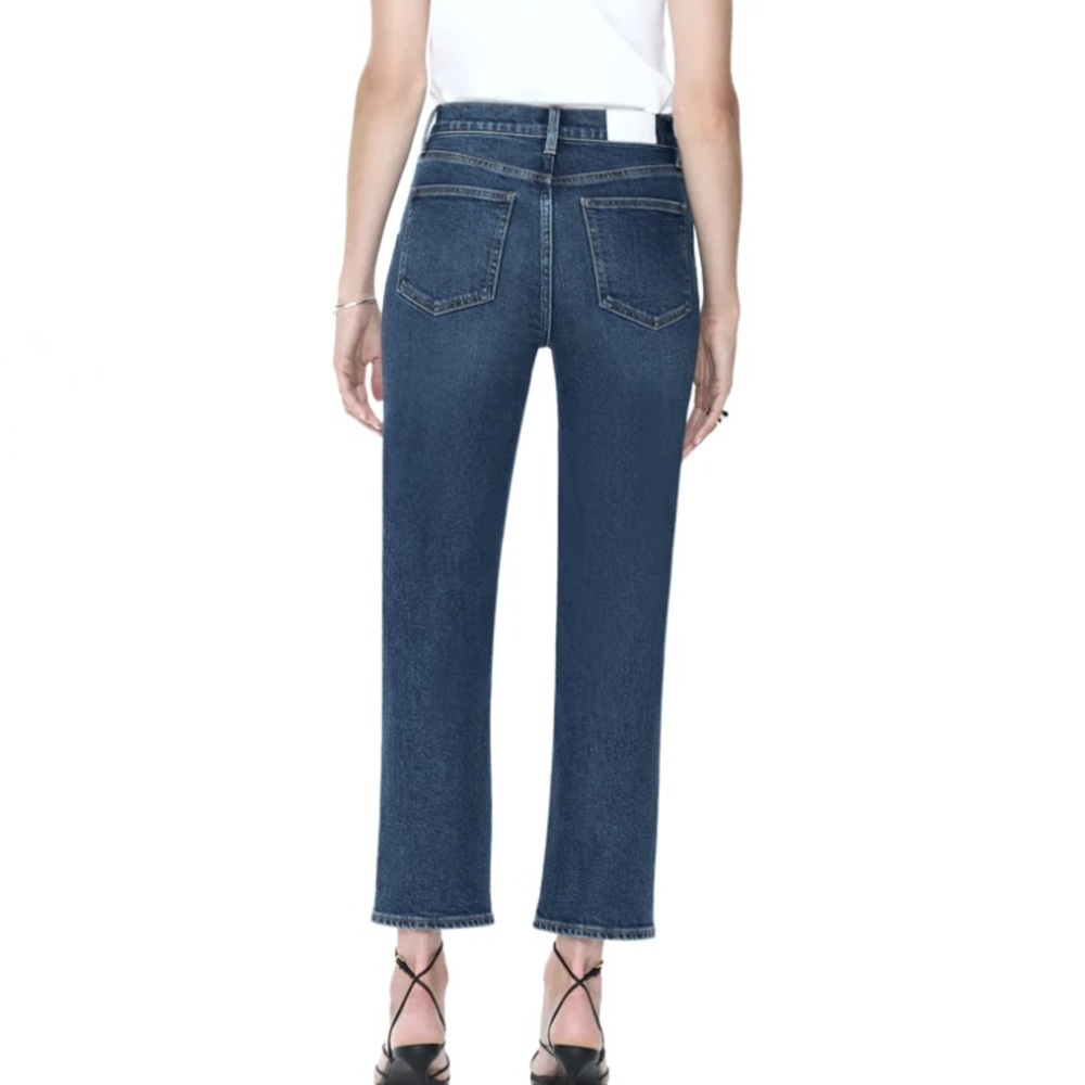 Pistola Women's Straight Leg Jeans - Dark Blue